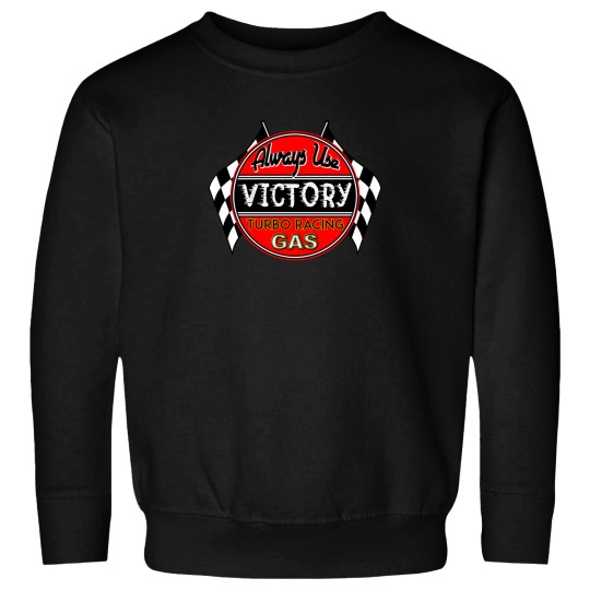 Discover Victory Racing Gas Fuel Vintage Auto Car Advertising Logo Hot Rods Sweatshirts