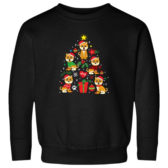 Discover Akita Dog Christmas Ornament Tree Sweatshirts