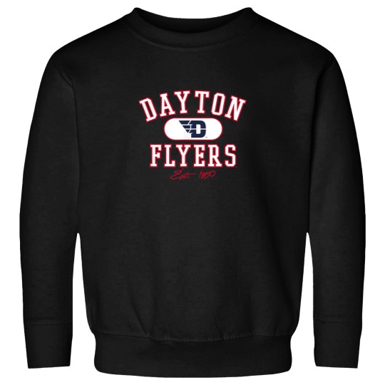 Discover Dayton Flyers Varsity Logo Officially Licensed N Sweatshirts