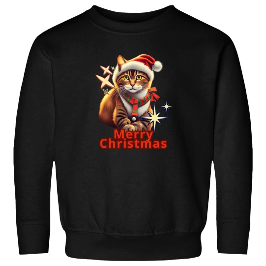 Discover My Beautiful Cat Is Celebrating Christmas Sweatshirts