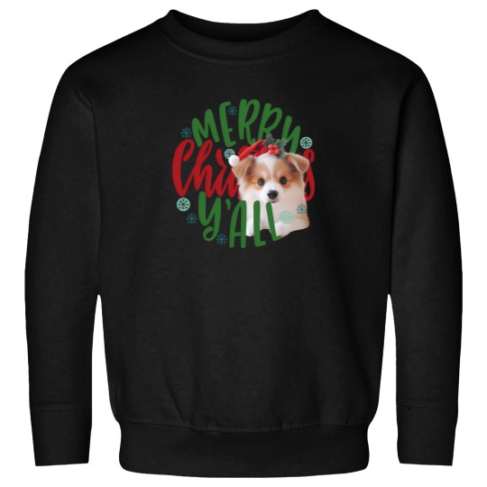 Discover Cute Dog Merry Christmas You All  Brafdesign Sweatshirts