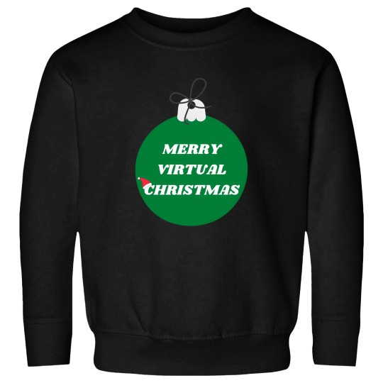 Discover Merry Virtual Christmas Bauble Sweatshirts