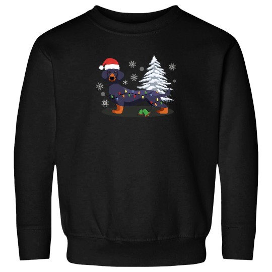 Discover Dachshund Christmas Light Decor Gift Xmas Gifts For Badge  Dog Lovers Sweatshirts