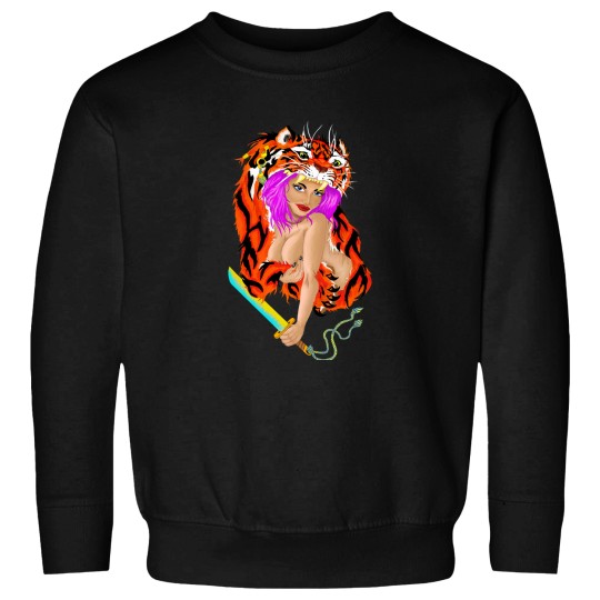 Discover Woman worior .png Sweatshirts