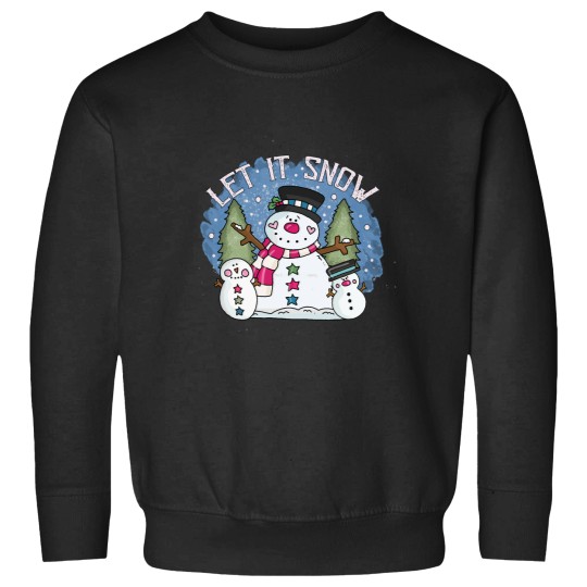 Discover Let it Snow - Christmas Snowmen Classic Sweatshirts