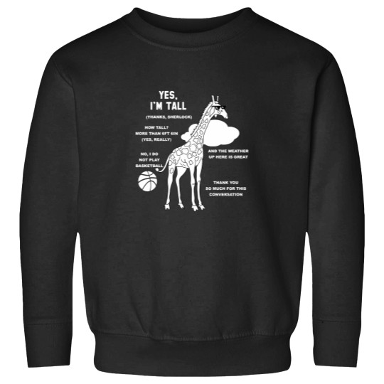 Discover Tall Peoples Funny Small Talk Essential Sweatshirts