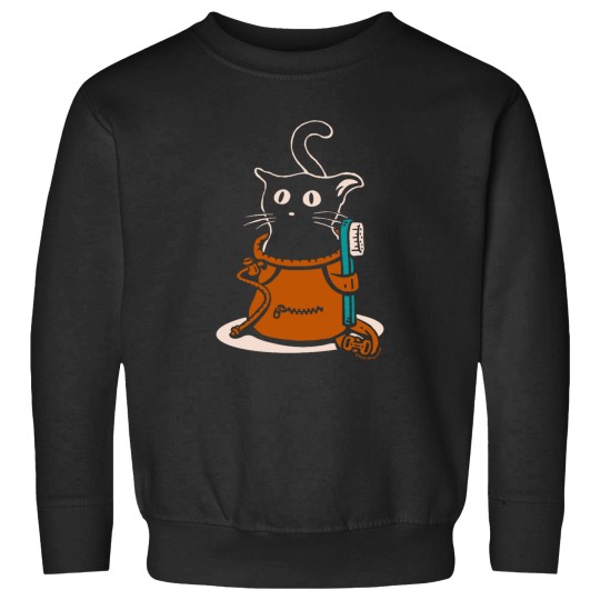 Discover Cat in a Chalk Bag  Rock Climbing Sweatshirts