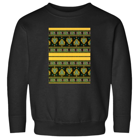 Discover Persian Tapestry Yellow Gold Pillow Sweatshirts