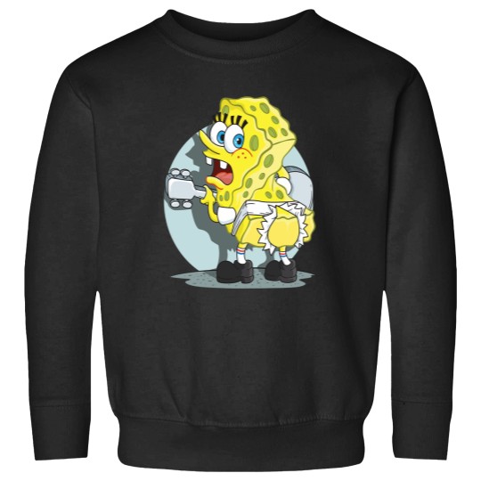 Discover Mademark x SpongeBobss SquarePants SpongeBobss Ripped Pants Pullover Hoodie Sweatshirts