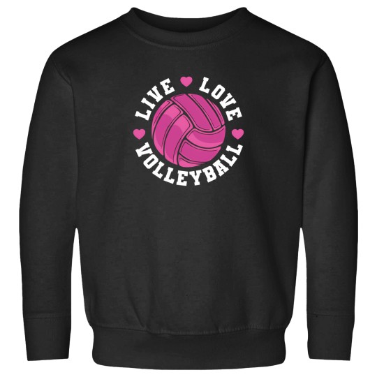 Discover Live Love Volleyball Fan Sweatshirt - Gift for Volleyball Lovers