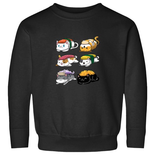 Discover Sushi Cats Sushi Lover Cat Lover Kawaii Anime Ne Sweatshirts