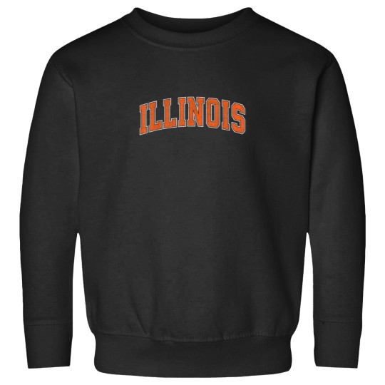 Discover Illinois IL Vintage Athletic Sports Design Style T-Shirt Sweatshirts