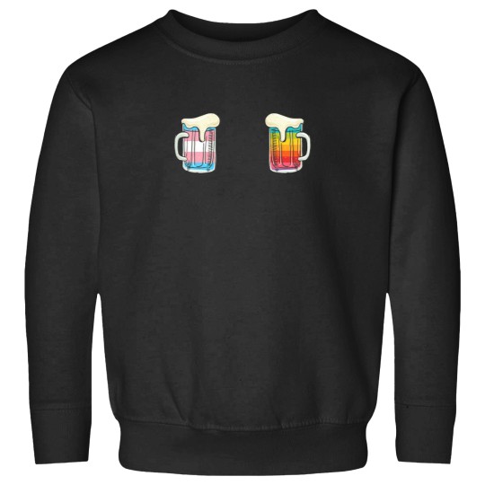 Discover Womens Beer Bra St Patricks Day LGBTQ TransGende Sweatshirts