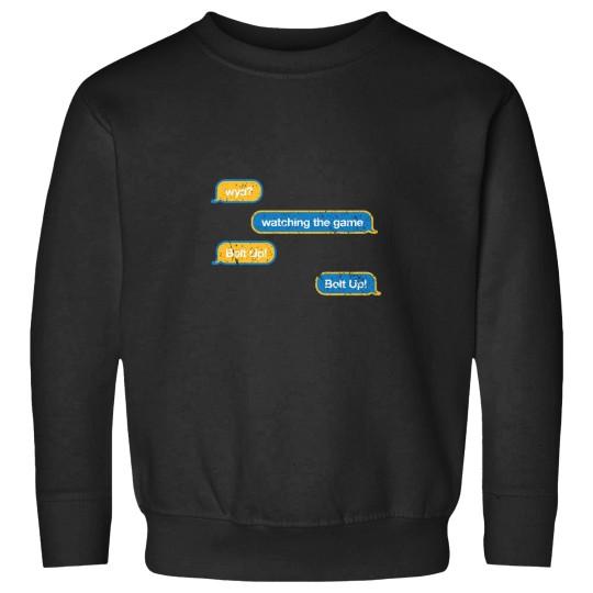 Discover WYD text message Sweatshirts