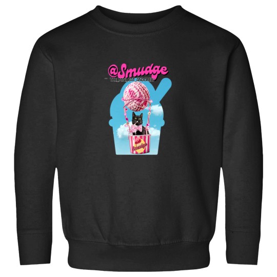 Discover Smudge In A Hot Air Ice Cream Balloon Sweatshirts