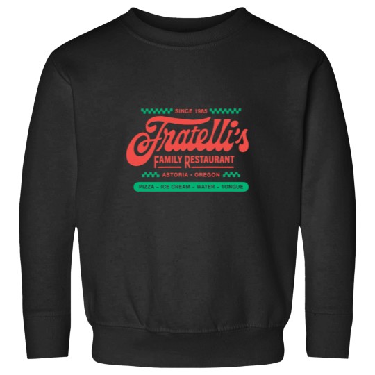 Discover Fratellis Restaurant Goonies Astoria OREGONss Sweatshirts
