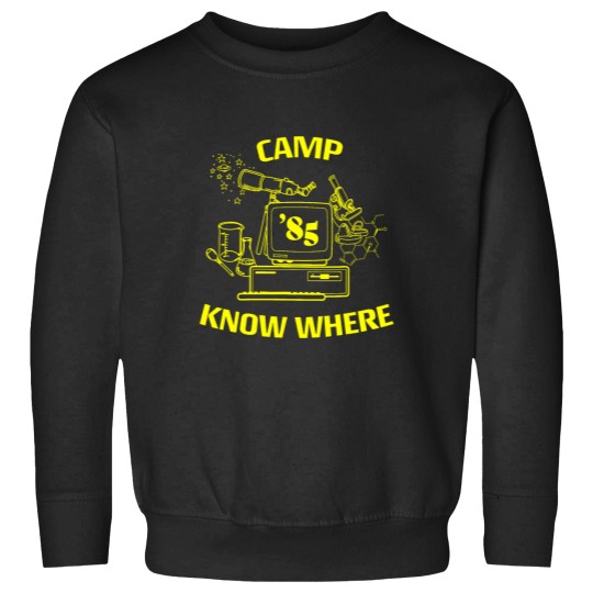 Discover Netflix Stranger Thingsss Camp Know Where 85 Logo Sweatshirts