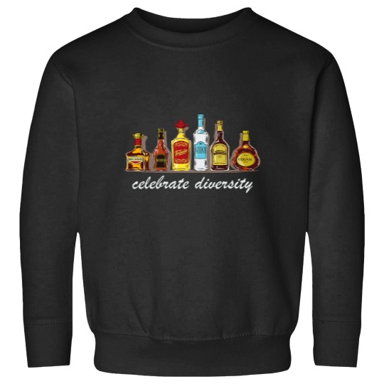Discover Celebrate diversity liquor schnapps Funny drinking Sweatshirts