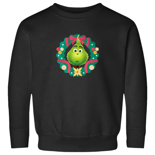Discover funny character Baby Cute Christmas Wreath Sweatshirts