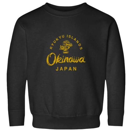 Discover JAPAN Okinawa Bonsai Tree Japanese Vintagess Sweatshirts