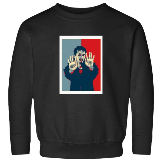 Discover The Umbrella Academy Klaus Hello Goodbye Pop Art Sweatshirts