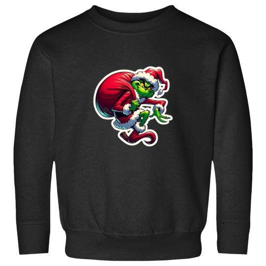 Discover Cute Funny Character Christmas Sweatshirt - Fun Xmas Design