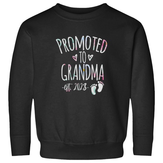 Discover Promoted to Grandma 2023 again Cute Baby Announcement Women Sweatshirts