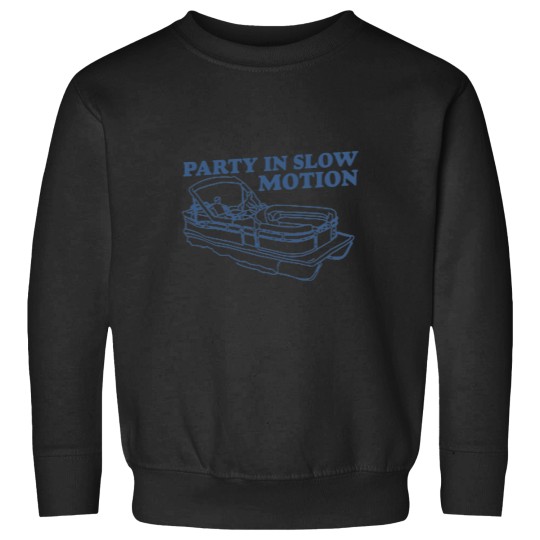 Discover Pontoon Captain Shirt Funny Party In Slow Motion Tee Sweatshirts