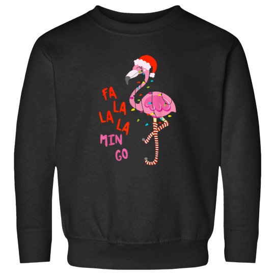 Discover Fa La La Mingo Flamingo Christmas Tropical Xmas Tree Lights Sweatshirts