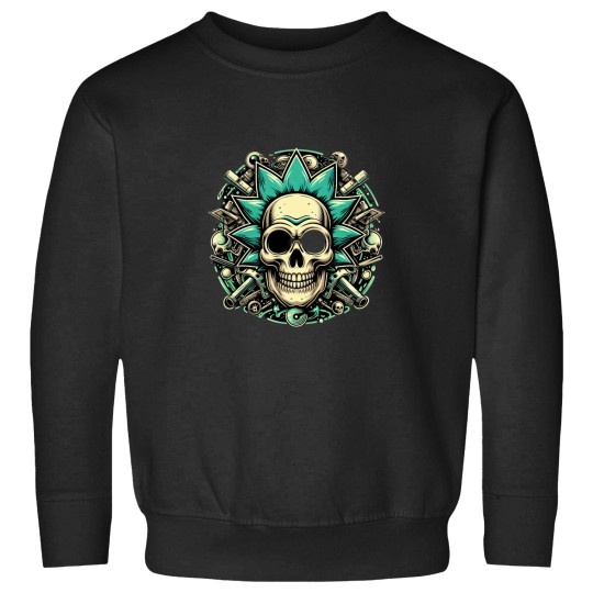 Discover Rick an Rickandmorty, Skull head Sweatshirts