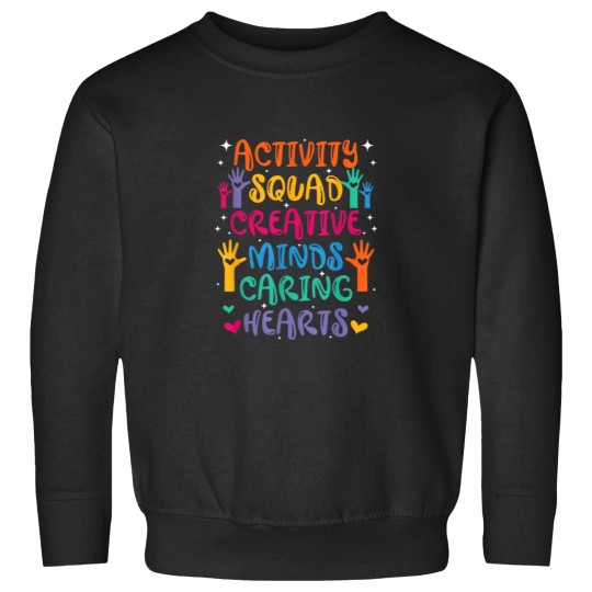 Discover Activity Squad Creative Minds Caring Activities Sweatshirts