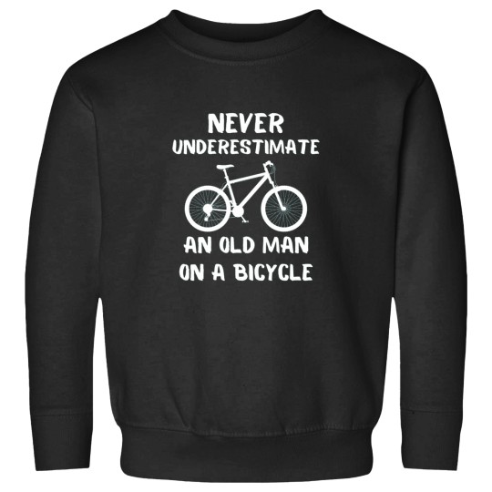 Discover Never Underestimate An Old Man With A Bicycle (6) Sweatshirts