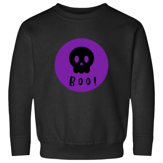 Discover Black Skull Halloween Boo Sweatshirts