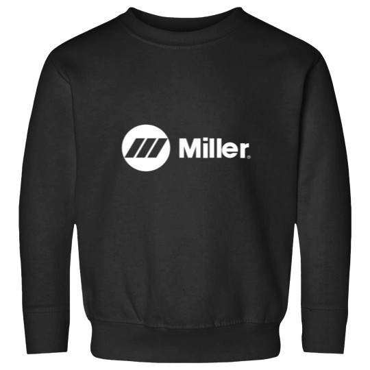 Discover Millerr Welding Equipment White Logo Sweatshirts