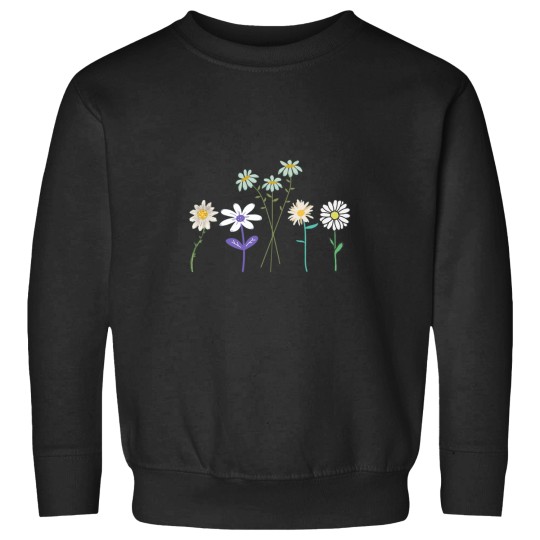Discover White Daisy FlowersActive Sweatshirts