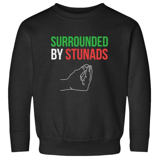 Discover Surrounded by Stunads Funny Italian Sayings Sweatshirts
