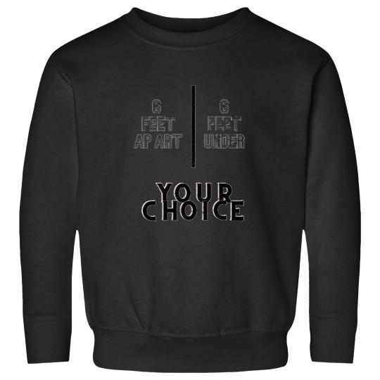 Discover 6 feet apart 6 feet under Active Sweatshirts