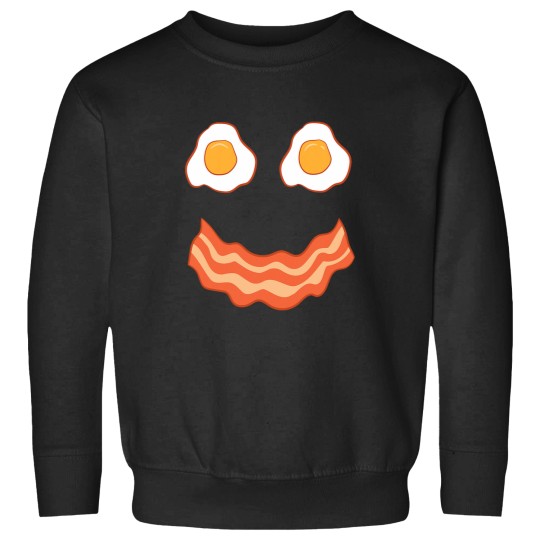 Discover Egg And Bacon Egg And Bacon Face Brunch Breakfast Sweatshirts