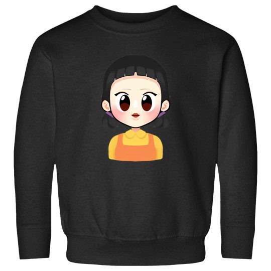 Discover Squid Cosplay Red Light Green Light Doll Chibi Sweatshirts
