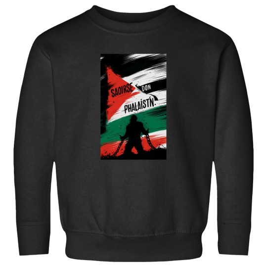 Discover Saoirse Don Phalaistn - United Irish-Palestinian Struggle Sweatshirts