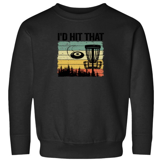 Discover ID Hit That Disc Golf Basket Player Disc Golf 1 Sweatshirts