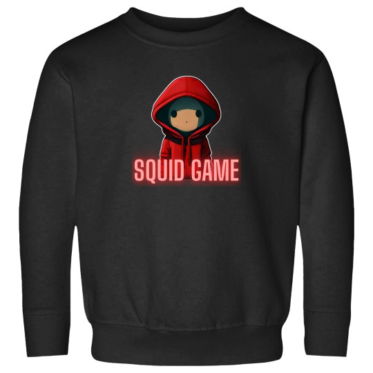 Discover Squid Cosplay Squidgame Squid Cosplay Netflix Redhooded Worker With A Face Sweatshirts