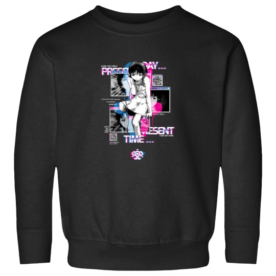 Discover QR Lain Windows Sweatshirts