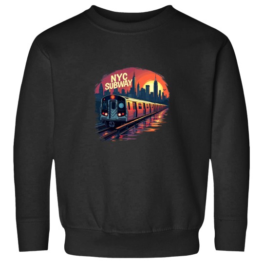 Discover New York Subway NYC Subway Train Sweatshirts
