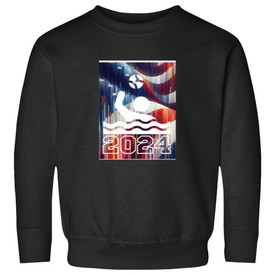 Discover Waterpolo American Flag 2024 Sweatshirts