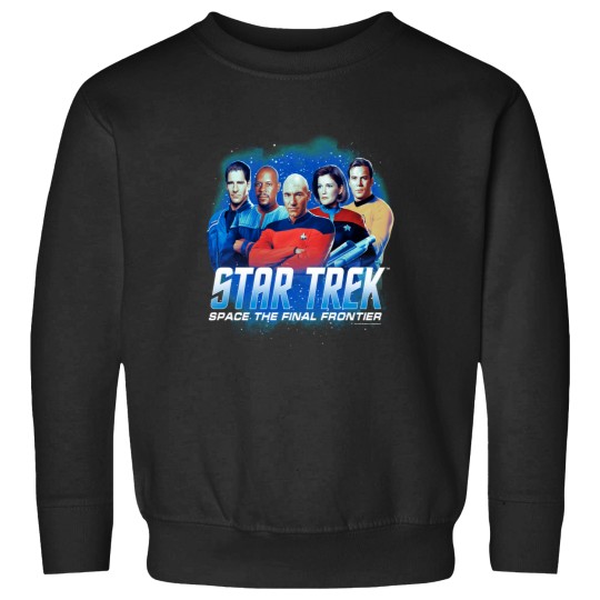 Discover Star Trekss The Captains Of Past Ships Sweatshirts