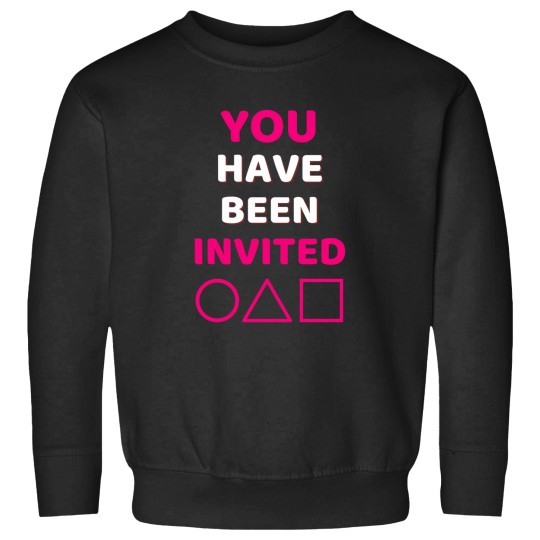 Discover Squid Cosplay Netflix Korean Drama Series  Movie Lovers   You Have Been Invited Sweatshirts