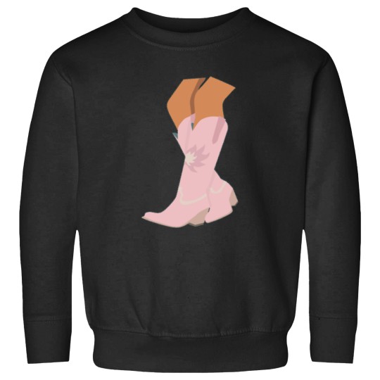 Discover Pink Cowgirl Boots Sweatshirts