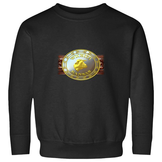 Discover Wichita, Kansas WesternCowboy Belt Buckle Sweatshirts