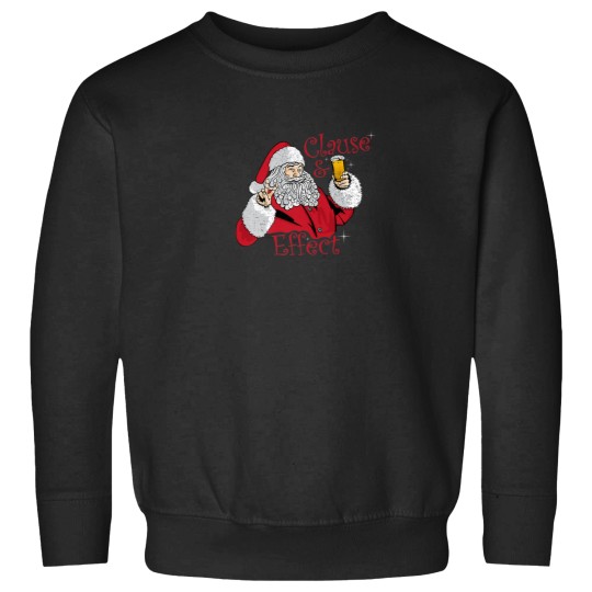 Discover Clause and Effect Santa Drinking Sweatshirts